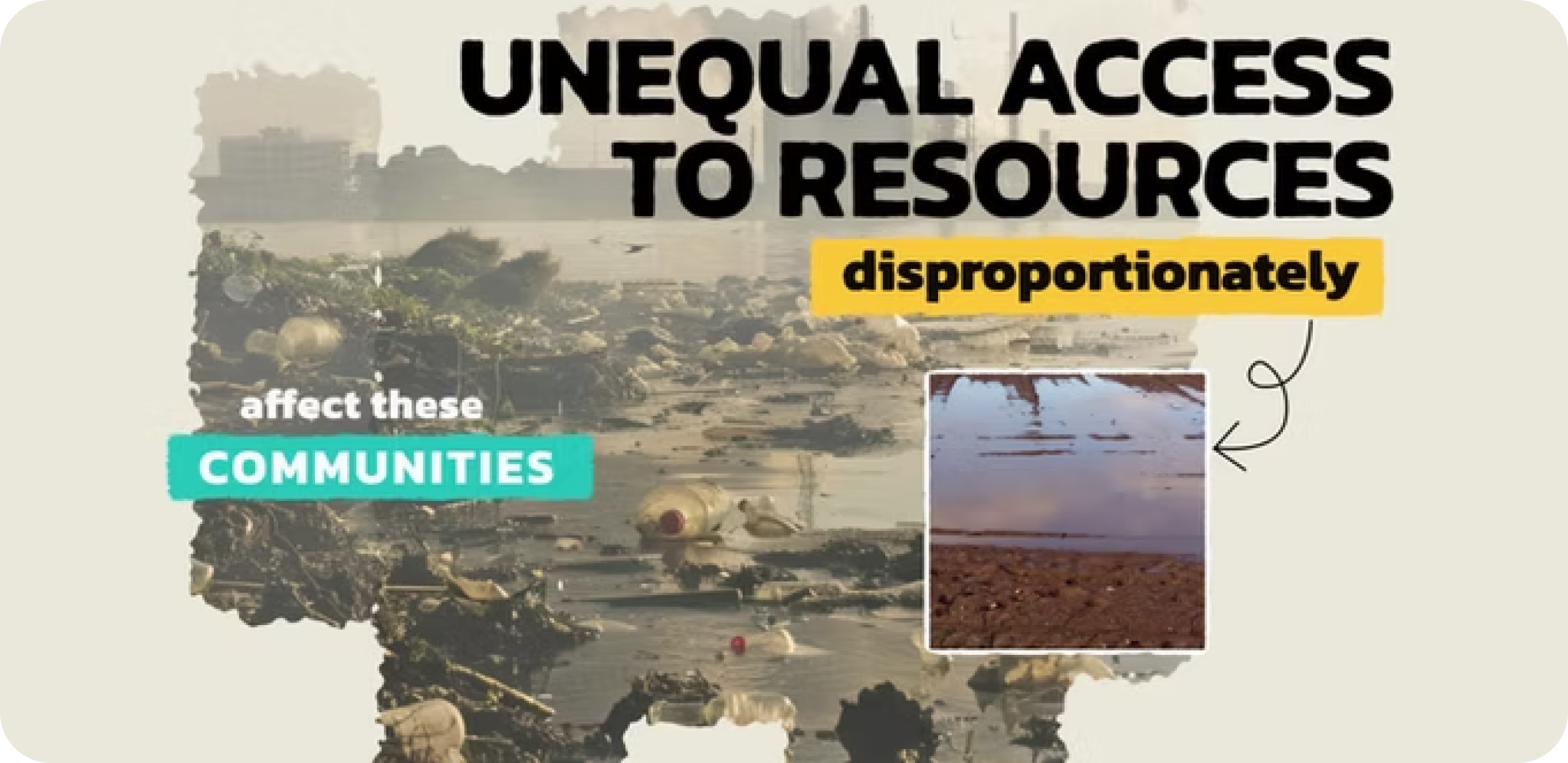 Unequal access to resources